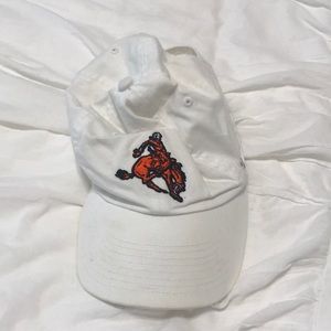 Oklahoma State White Baseball Hat